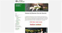Desktop Screenshot of bloemenvandenbossche.be