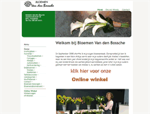 Tablet Screenshot of bloemenvandenbossche.be
